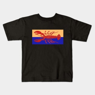 Lobster Horizontal Kids T-Shirt